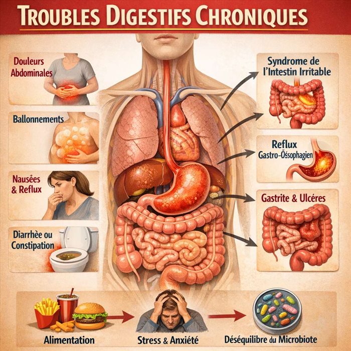 Troubles digestifs chroniques : et si la cause était ailleurs ?