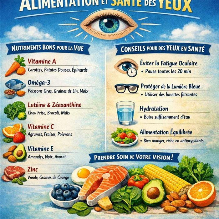 Alimentation et santé des yeux : que manger pour bien voir