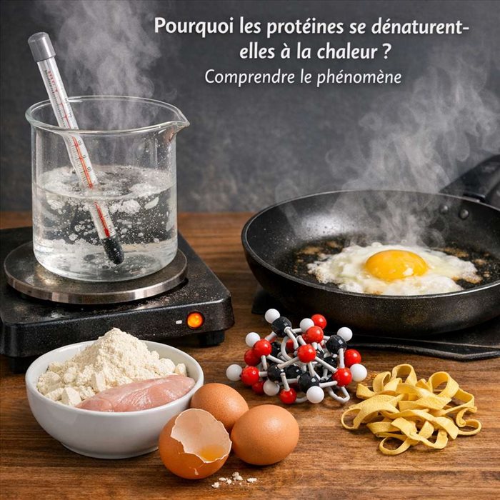 Pourquoi les protéines se dénaturent-elles à la chaleur ? | Guide complet