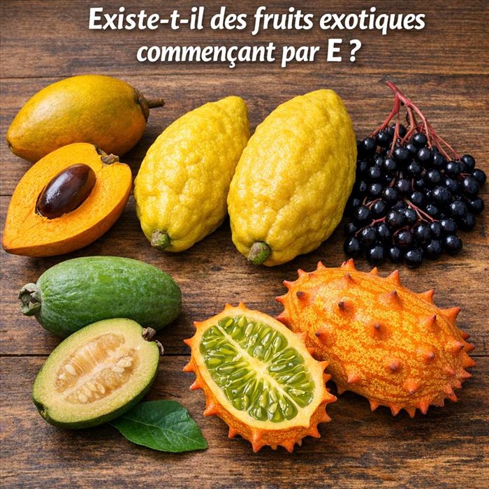 Fruits exotiques commençant par E : lesquels existe-t-il ?