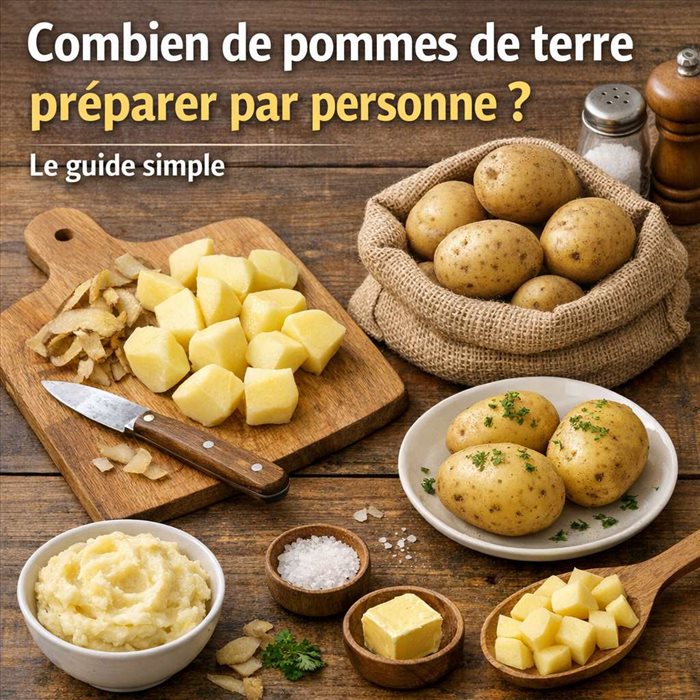 Combien de pommes de terre par personne ? Guide pratique