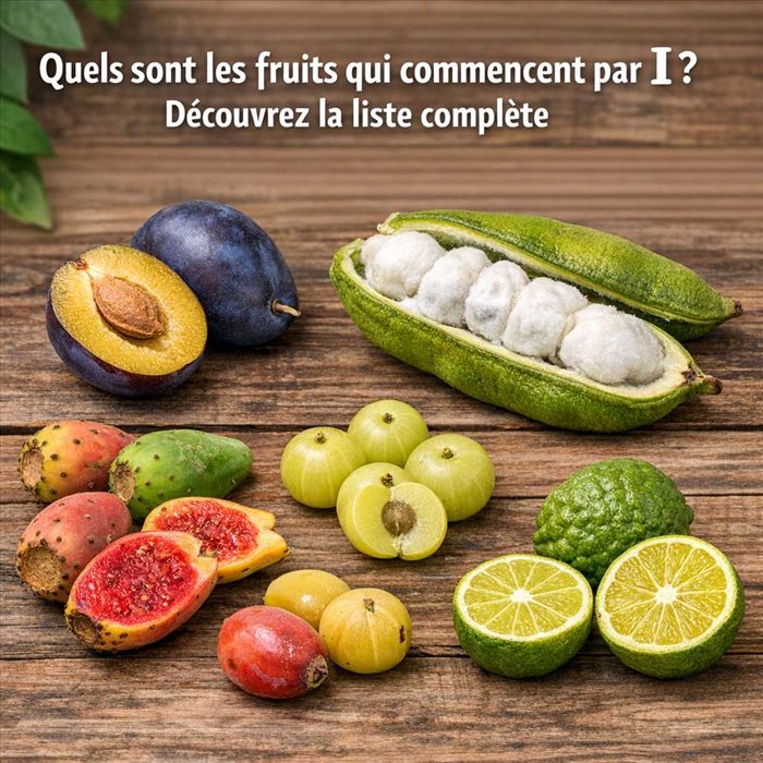 Quels sont les fruits qui commencent par i ? Liste complète