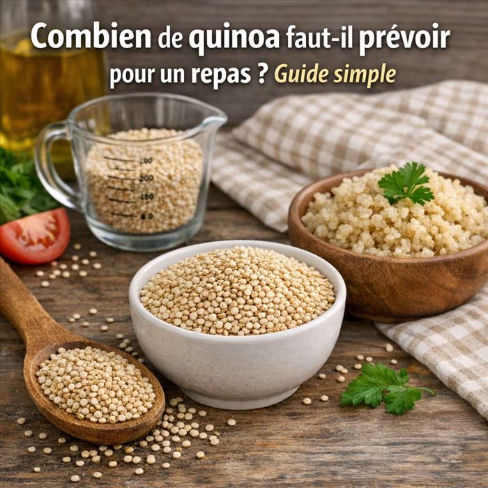 Combien de quinoa prévoir par personne ? Guide pratique