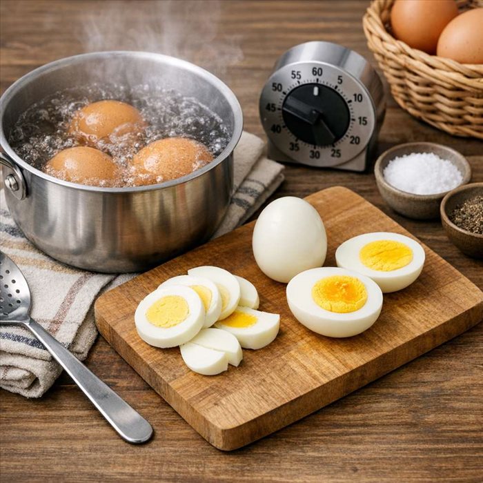 Temps de cuisson des œufs durs : guide complet et astuces