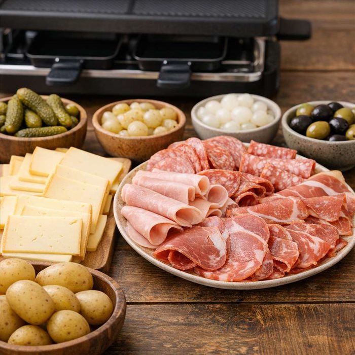 Combien d’ingrédients prévoir pour une raclette par convive ?