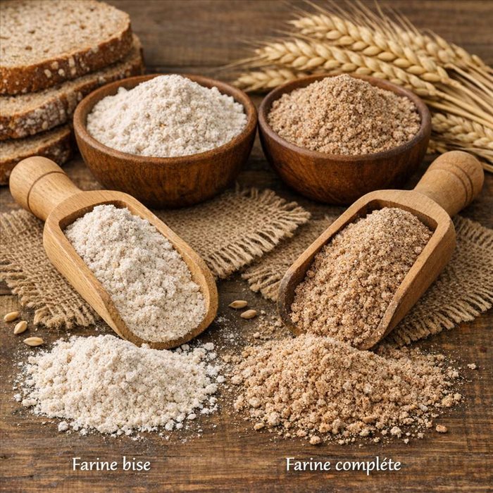 Farine bise ou complète : comment bien les différencier ?