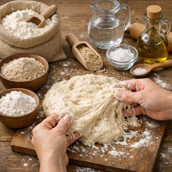 Pâte trop collante ? Corrigez-la selon la farine utilisée