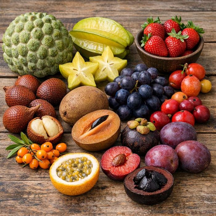 Quels sont les fruits qui commencent par S ? Liste complète