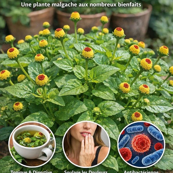 Brède mafane : spilanthol, usages et précautions