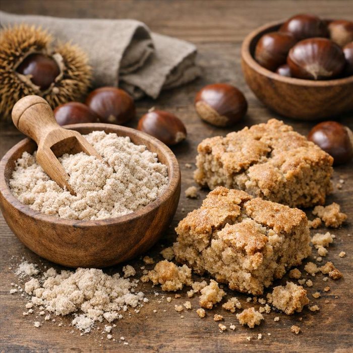 Farine de châtaigne : pourquoi vos gâteaux deviennent friables ?