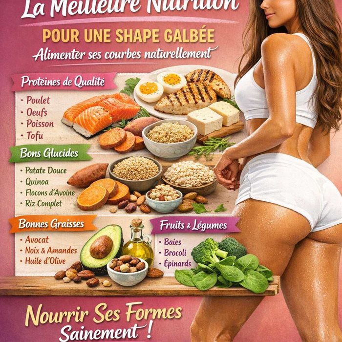 La meilleure nutrition pour une shape galbée : alimenter ses courbes naturellement
