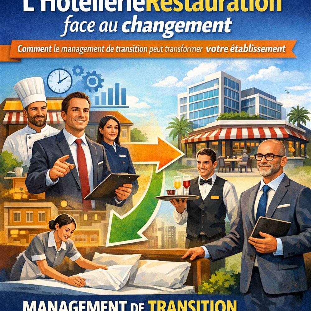 L’Hôtellerie-Restauration face au changement : comment le management de transition peut transformer votre établissement